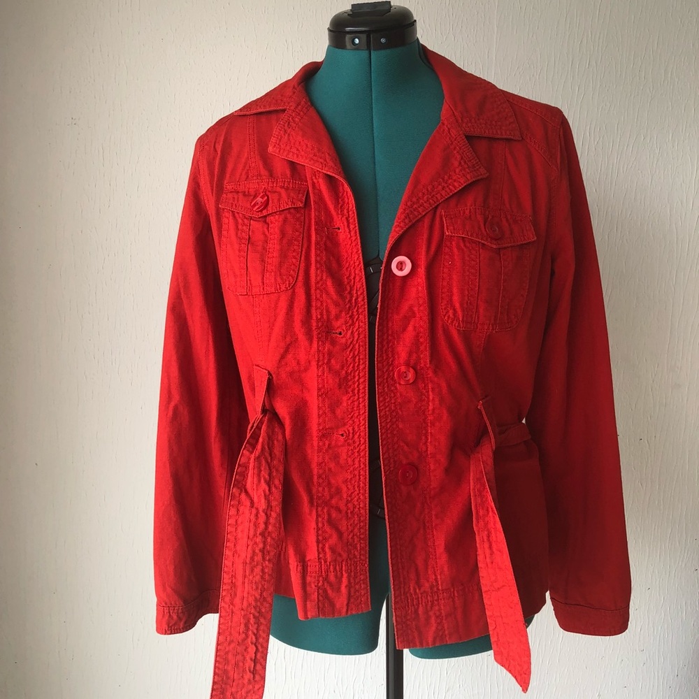 Deep Red Jacket
